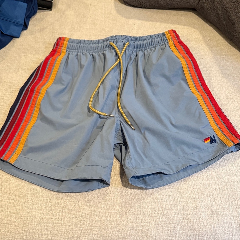 Aviator Nation MEN'S 5 STRIPE FLEX SHORTS